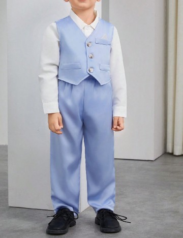 Compleu Shein Kids, albastru