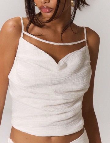 Top SHEIN, alb
