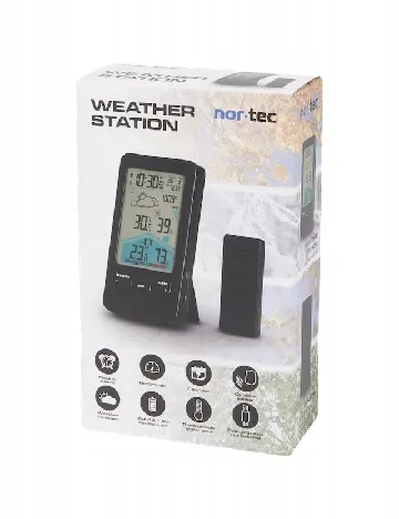 Statie meteo Nor-Tec, negru