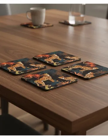 Set suporturi pahare 6 bucati, mix culori Mix culori