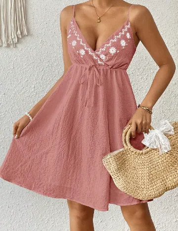 Rochie scurta SHEIN, roz