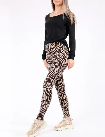 Colanti Vero Moda, negru/maro Maro