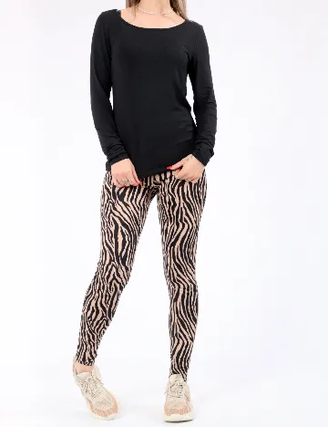 Colanti Vero Moda, negru/maro Maro