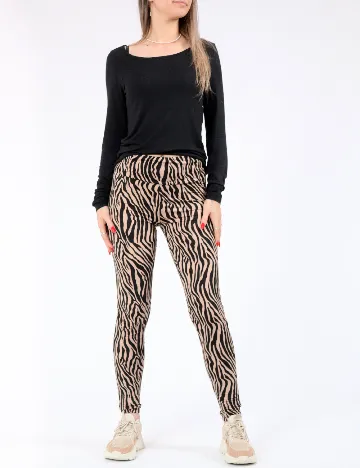 Colanti Vero Moda, negru/maro Maro