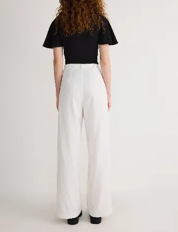 Pantaloni Reserved, alb