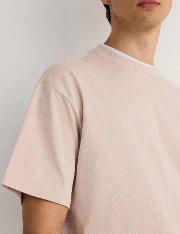 Tricou Reserved, crem Crem