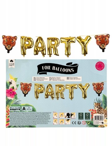 Set baloane Cool 2 Party, auriu