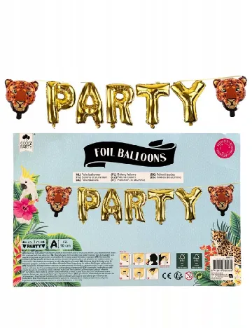 Set baloane Cool 2 Party, auriu