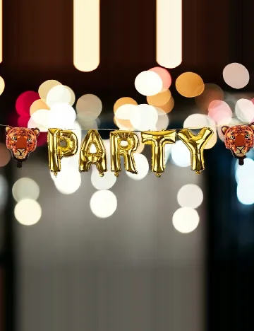 Set baloane Cool 2 Party, auriu