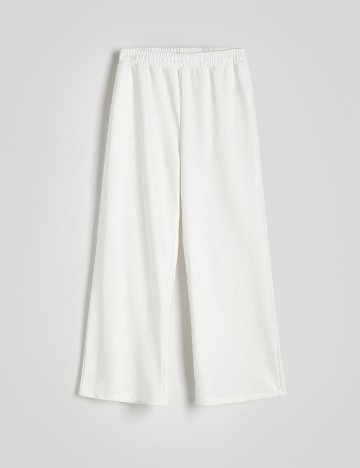 Pantaloni Reserved, alb