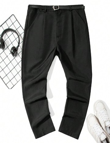 Pantaloni Shein Kids, negru