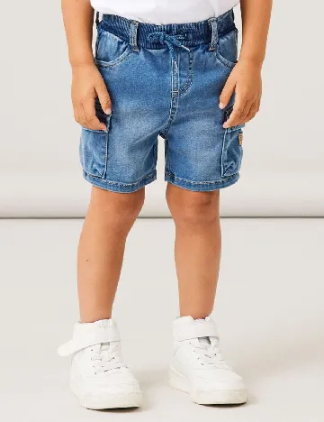 Pantaloni scurti Name It, albastru