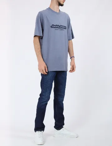 Tricou Oversize Jack&Jones, albastru
