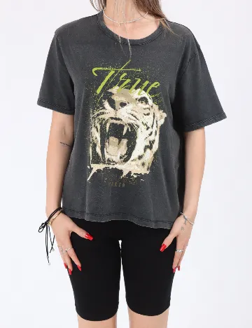 Tricou Jacqueline de Yong, gri