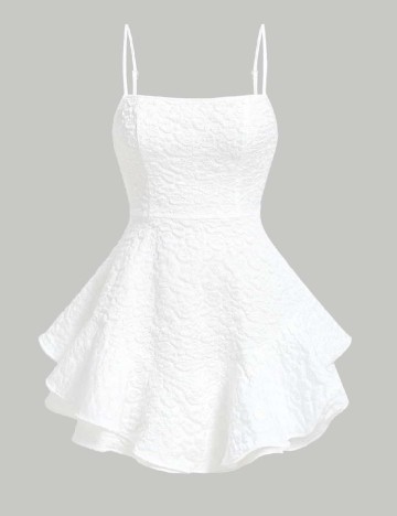 Rochie scurta SHEIN, alb