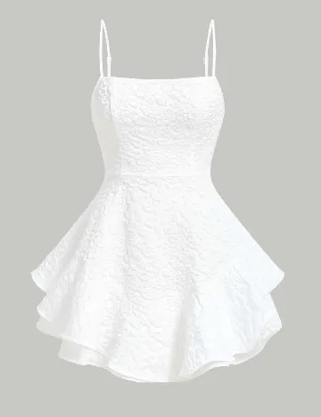 Rochie scurta SHEIN, alb