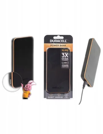 Baterie externa DURACELL, negru