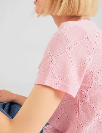Bluza Pieces, roz Roz