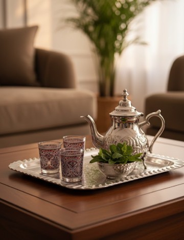 Tava mica Home Accents, argintiu