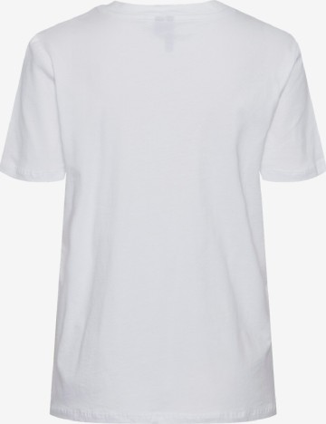 Tricou Pieces, alb