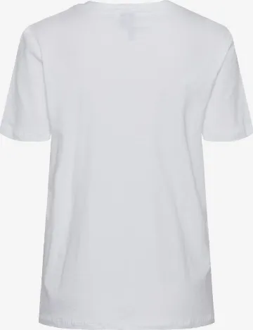 Tricou Pieces, alb