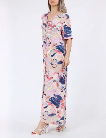 Rochie medie Pieces, mix culori
