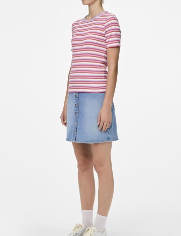 Tricou Pieces, mix culori
