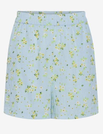 Pantaloni scurti Pieces, albastru