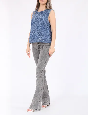 Bluza Pieces, albastru