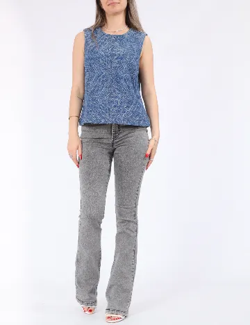 Bluza Pieces, albastru