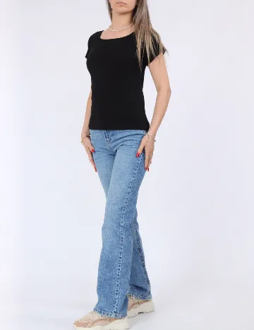 Tricou Pieces, negru