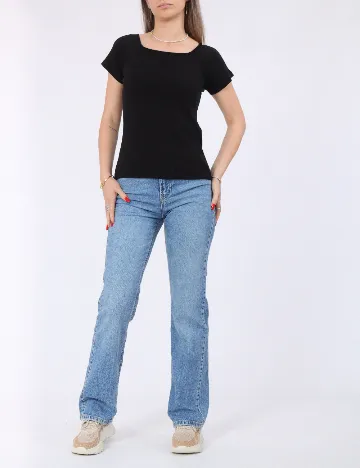Tricou Pieces, negru