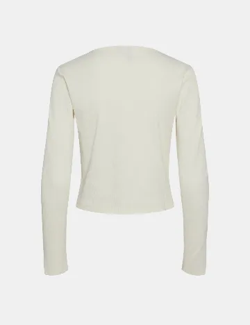 Bluza Pieces, crem Crem