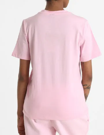 Tricou Pieces, roz Roz