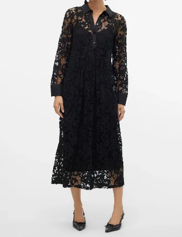 Rochie lunga Vero Moda, negru