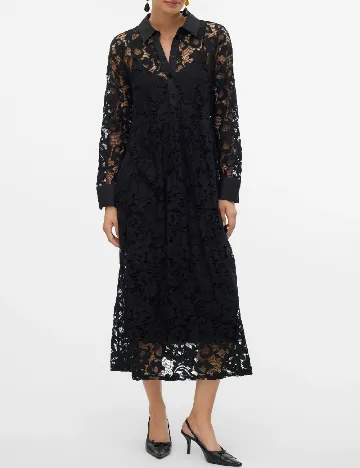 Rochie lunga Vero Moda, negru