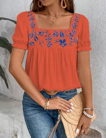 Bluza SHEIN, portocaliu Portocaliu
