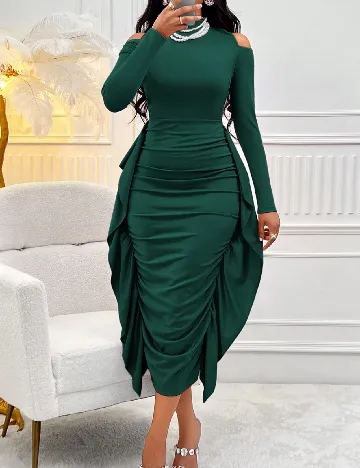 Rochie medie SHEIN, verde