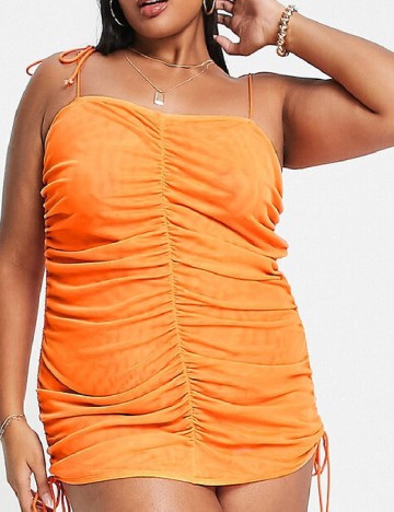 Rochie de plaja We Are We Wear, portocaliu