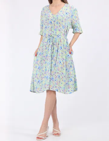 Rochie scurta Pieces, mix culori