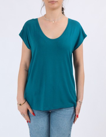 Tricou Pieces, albastru