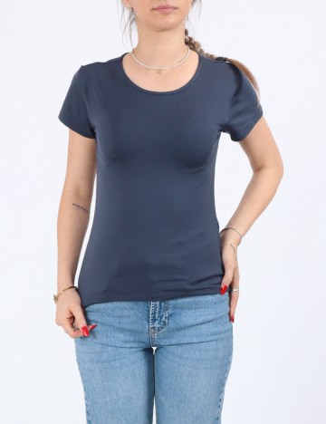 Tricou Pieces, albastru