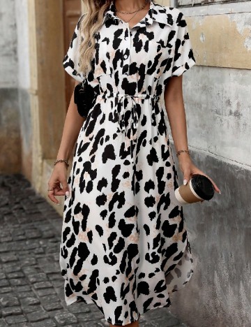 Rochie medie SHEIN, alb