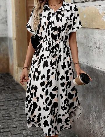 Rochie medie SHEIN, alb