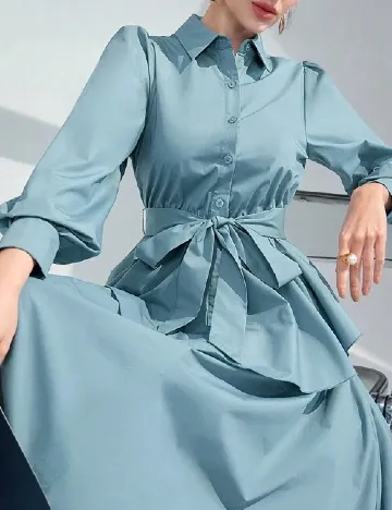Rochie medie SHEIN, albastru
