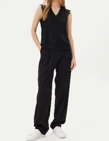 Bluza Pieces, negru Negru