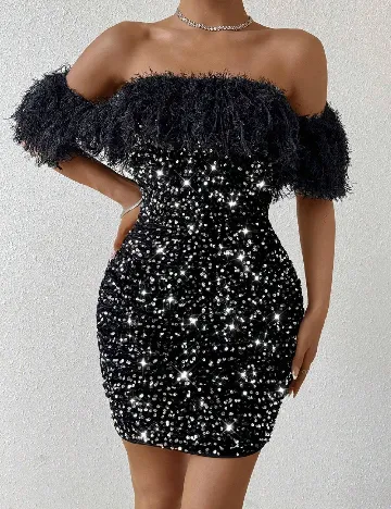 Rochie scurta SHEIN, negru