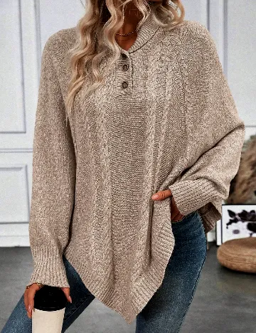 Poncho SHEIN, maro Maro