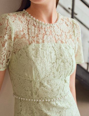 Rochie scurta SHEIN, verde