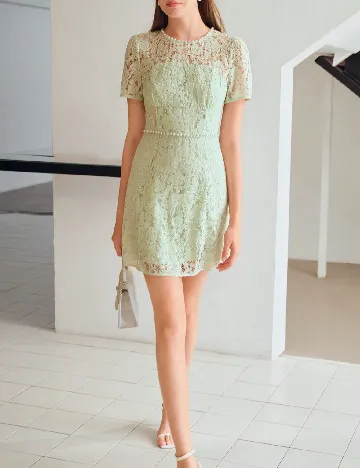 Rochie scurta SHEIN, verde